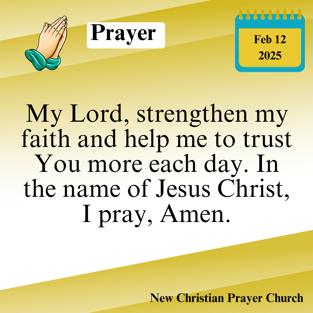 Today’s Prayer – February 12