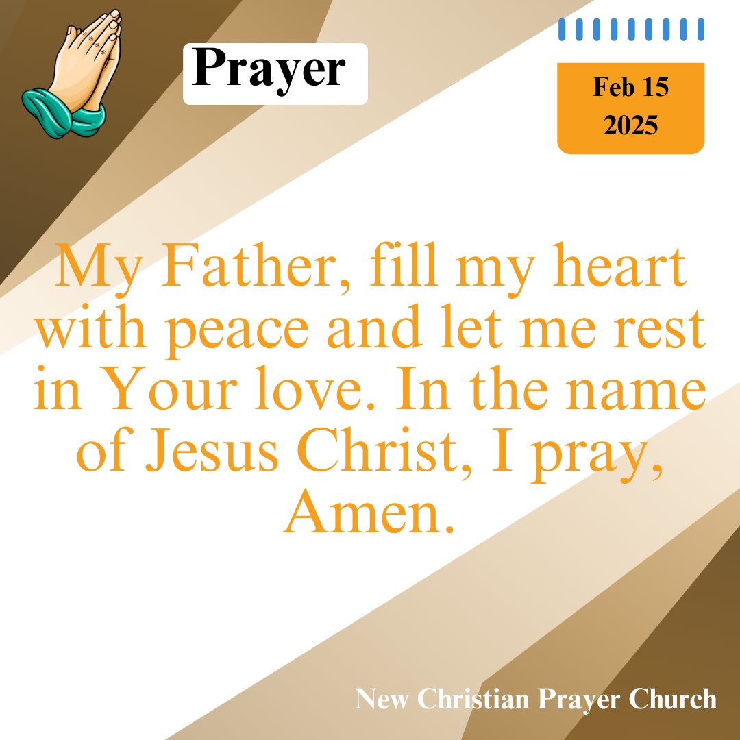 Today’s Prayer – February 15