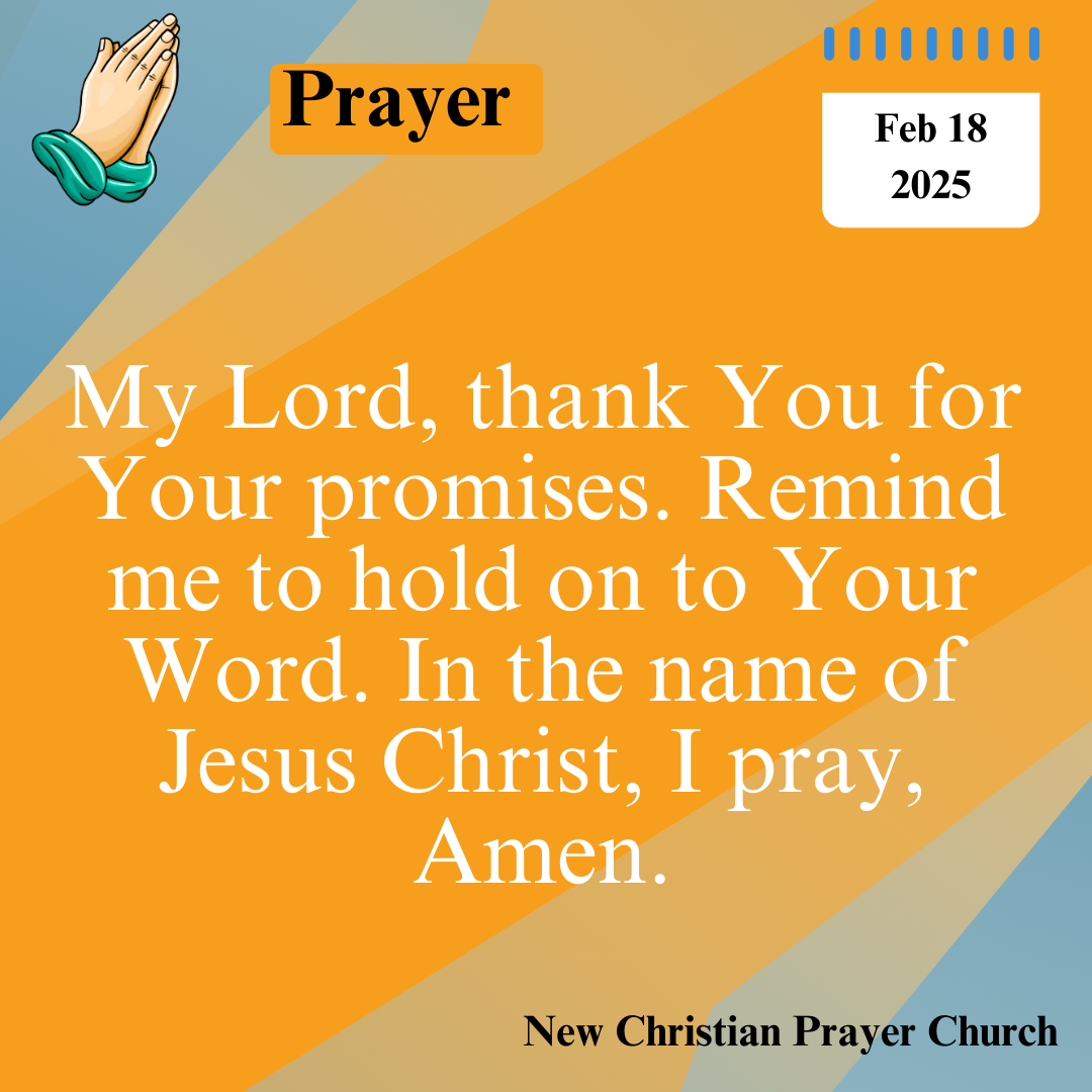 Today’s Prayer – February 18