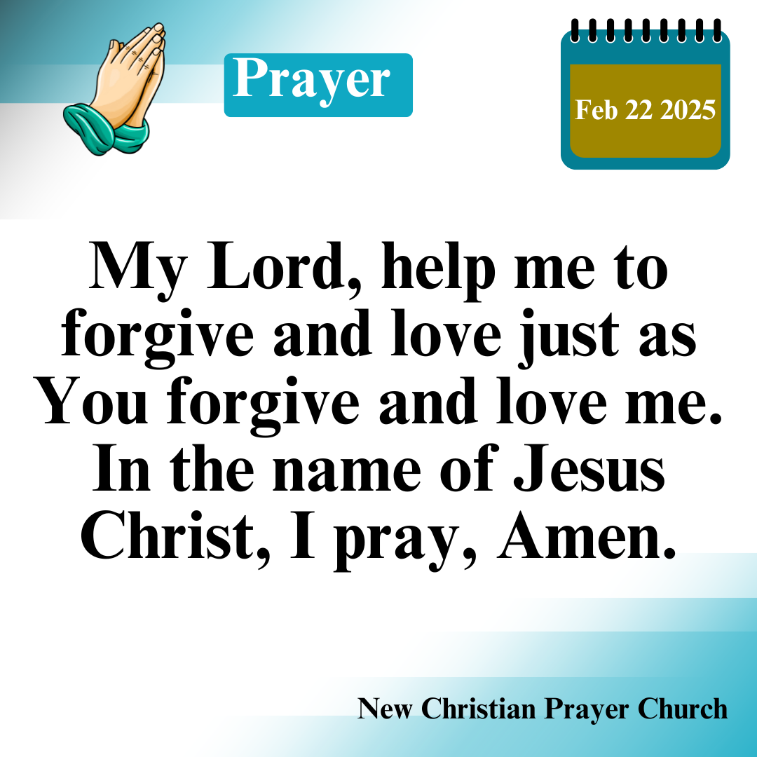 Today’s Prayer – February 22