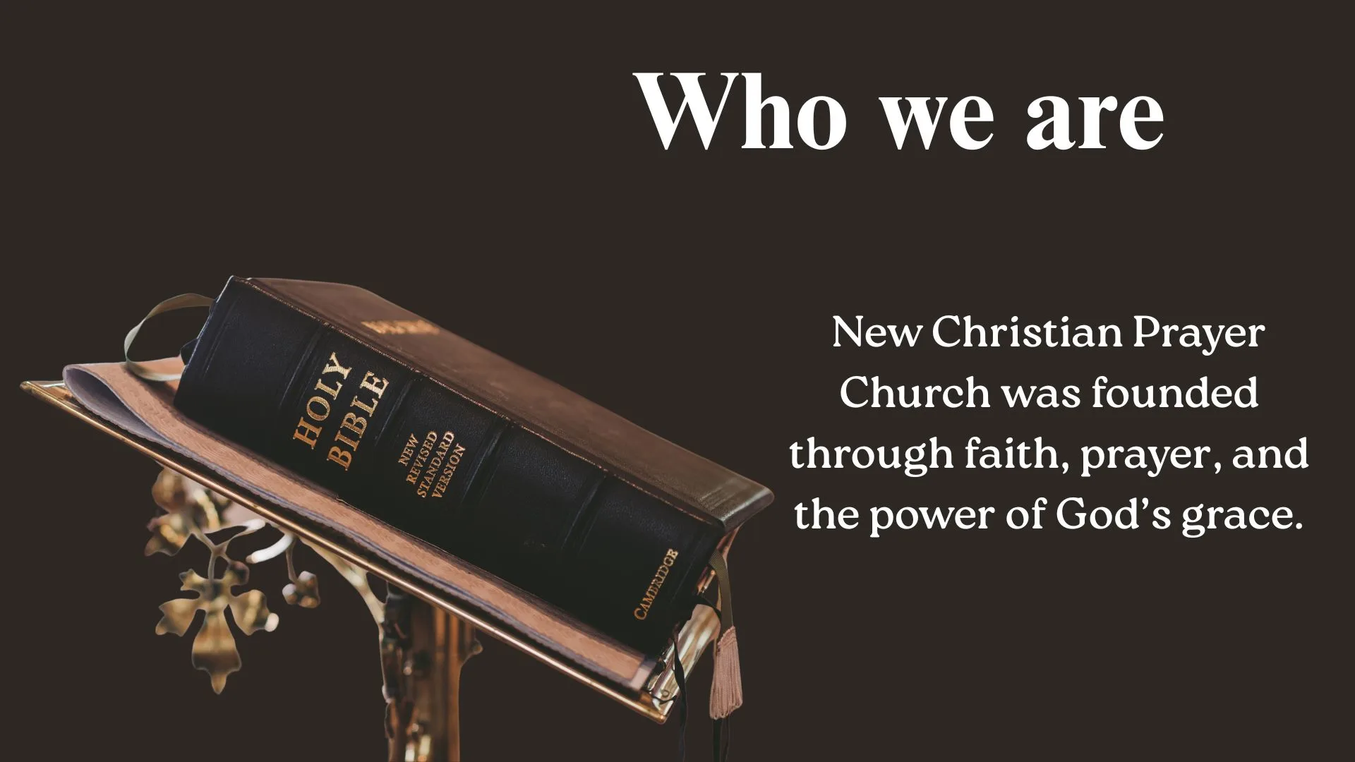How to lead a Christian prayer?